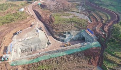 邱场分干渠学堂冲3#隧洞航拍